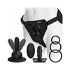 Doc Johnson Vac-U-Lock Vibrating Ultraskyn Couples Set with Remote - Beige - Adult Naughty Store