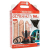 Doc Johnson Vac-U-Lock Vibrating Ultraskyn Couples Set with Remote - Beige - Adult Naughty Store