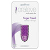 Doc Johnson Oralove Finger Friend Purple Vibrator - Intensify Pleasure with this Stretchable Finger Vibe

Introducing the Doc Johnson Oralove Finger Friend Purple Vibrator - The Ultimate Pleasure Enhancer for Intimate Moments