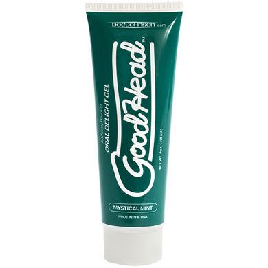 Introducing the Mystical Mint GoodHead Oral Delight Gel - The Ultimate Pleasure Enhancer for Him!