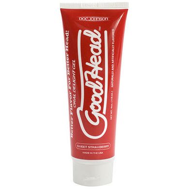 GoodHead Oral Delight Gel - Sweet Strawberry Flavored Lubricant for Enhanced Oral Pleasure - 4oz