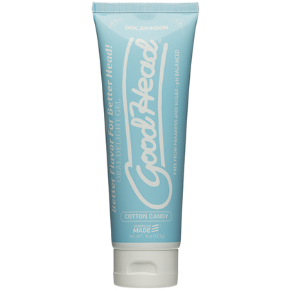 Introducing the Goodhead Oral Gel Cotton Candy Tube 4 fluid ounces: An Irresistible Delight for Sensual Pleasure