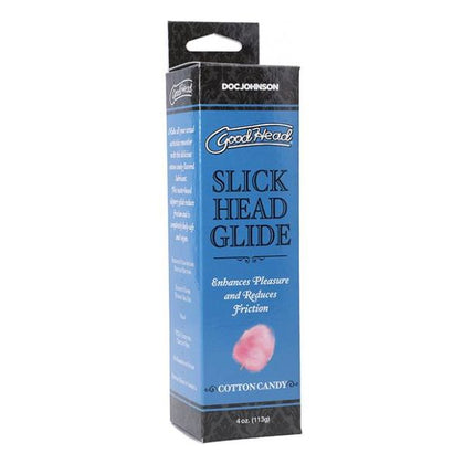 Goodhead Slick Head Glide - Cotton Candy Flavored Water-Based Lubricant for Smooth and Sensual Pleasure (4 Oz)