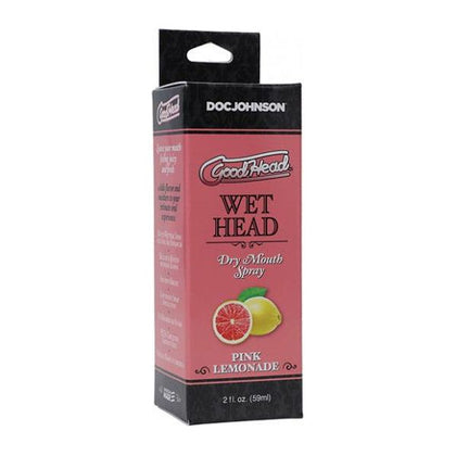 GoodHead Wet Head Dry Mouth Spray - 2 Oz Pink Lemonade: Oral Moisturizing Spray for Sensual Pleasure