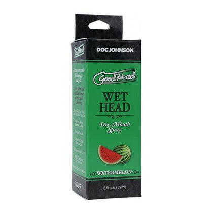 GoodHead Wet Head Dry Mouth Spray - Watermelon Flavor - 2 Oz Bottle - Oral Sex Essential - Instant Moisture and Fresh Breath - Sugar-free, Vegan, Paraben-Free - PETA-Certified - Cruelty-Free - Made in America
