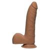 D Realistic D 7-Inch Slim Dildo with Balls - Brown: The Ultimate Lifelike Pleasure Experience for All Genders