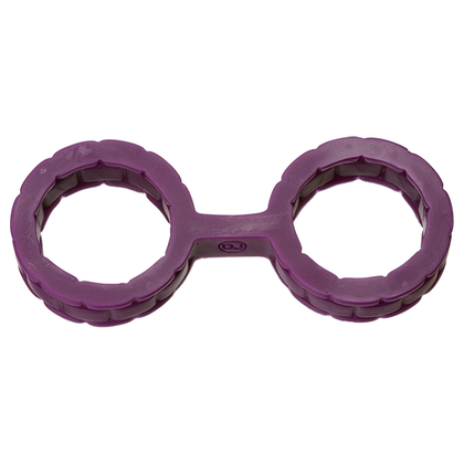 Silicone Bondage Cuffs - Small Purple - Model XYZ123 - Unisex - Wrist Restraints for Sensual Submission and Play - Adult Naughty Store