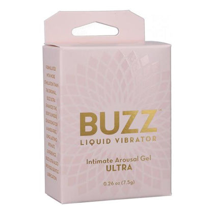 Buzz Ultra Liquid Vibrator Intimate Arousal Gel - .26 Oz - Adult Naughty Store