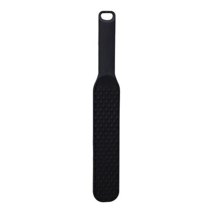 12-Inch Health-Grade Silicone Spanking Paddle - Model SP-2001B - For Advanced Impact Play - Black