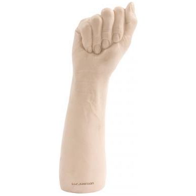 Doc Johnson Belladonna's Bitch Fist Beige - Realistic Fist Dildo Model #BJ-BF-001 - Unisex Pleasure Toy for Intense Stimulation