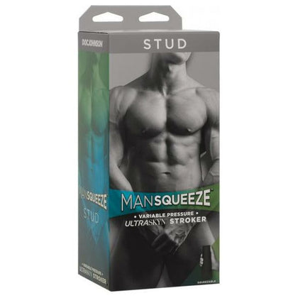 Doc Johnson Man Squeeze Stud Ass Beige Stroker - The Ultimate Men's Pleasure Experience