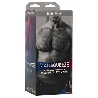 Doc Johnson Man Squeeze Bear Ass Francois Sagat Beige Stroker - Ultimate Pleasure for Men - Adult Naughty Store