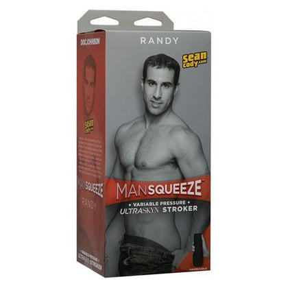 Randy Sean Cody Man Squeeze Ass Stroker - Model RS-001 - Male Masturbation Toy for Intense Anal Pleasure - Vanilla Beige