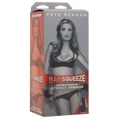 Introducing the Main Squeeze Faye Reagan UltraSkyn Stroker - Redhead Sensation for Men's Pleasure