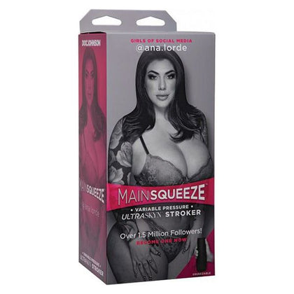 Main Squeeze Ana Lorde Ultraskyn Pussy Stroker - Model AL-001 - Female Pleasure Toy - Vanilla Beige - Adult Naughty Store