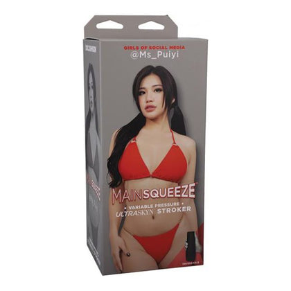 Main Squeeze Girls of Social Media Ultraskyn Pussy Stroker - @ms_puiyi for Women, Vagina Masturbator Model No. MS-001, Realistic Texture, Intimate Pleasure, Natural Skin Tone