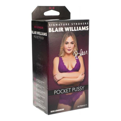 Blair Williams Signature Strokers Ultraskyn Pocket Pussy - The Ultimate Realistic Pleasure Experience for Men - Model BWS-001 - Vaginal Stimulation - Flesh