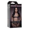 Doc Johnson Novelties Ariana Marie Ultraskyn Pocket Pussy Beige Stroker - Realistic Male Masturbator for Pleasurable Handheld Pleasures - Adult Naughty Store