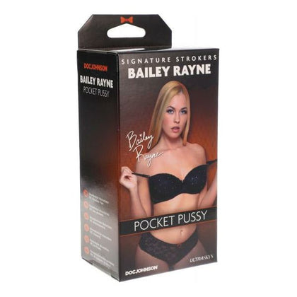 Bailey Rayne Signature Strokers Ultraskyn Pocket Pussy - Model BR-001 - Female Masturbation Toy for Intense Pleasure - Realistic Feel - Warm Touch - Flesh
