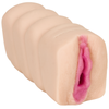 Ashton Moore UR3 Pocket Pussy - Realistic Ribbed Stroker for Men - Model AM-PP01 - Male Masturbation Sleeve - Pleasure Enhancer - Flesh