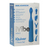 iVibe Select iQuiver 7 Piece Set - Petite Periwinkle Blue Vibrator Kit for Multi-Pleasure Stimulation - Adult Naughty Store