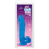 Jelly Jewels Sapphire Blue Cock and Balls Suction Cup Sex Toy - Model #JJ-SB-01 - For Men - Intense Pleasure - Non-Toxic PVC with Sil-A-Gel Formula - Adult Naughty Store