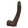 Introducing the SensaToys Isiah Maxwell 10-Inch Ultraskyn Cock Replica Dildo - Model SMX-10X - For Him - Lifelike Dual Density - Veined - Suction Cup - Black - Adult Naughty Store