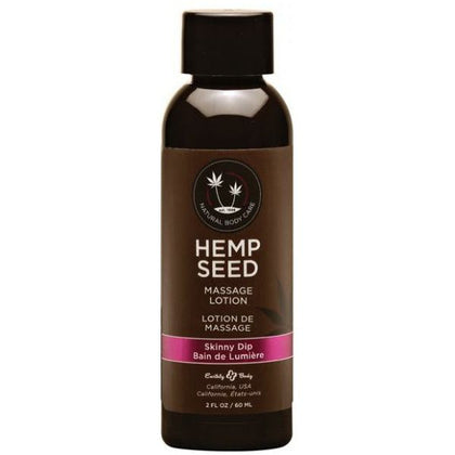 Earthly Body Hemp Seed Massage Lotion Skinny Dip 2oz - Adult Naughty Store