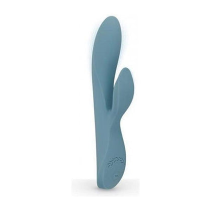 Bloom The Violet Rabbit - Teal: Luxurious Silicone Dual Stimulation Rabbit Vibrator for Women - Model BV-5001 - Vibrant Teal Color
