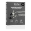 Easy Toys Big Nipple Clamps W-Chain - Silver: A Versatile and Sensational BDSM Accessory for Enhanced Nipple Stimulation