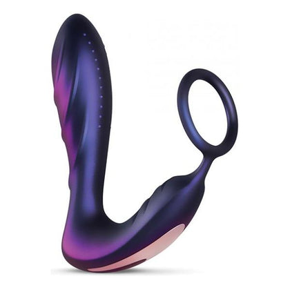 Hueman Black Hole Anal Vibrator with Cock Ring - Model BH-500 - Male - Anal Pleasure - Purple