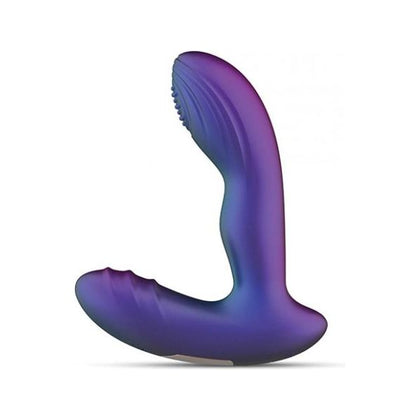 Hueman Galaxy Tapping Butt Plug - Purple: The Ultimate Prostate Pleasure Experience for Him