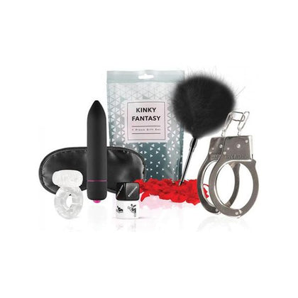 Loveboxxx Kinky Fantasy 7 Pc Gift Set - Green: The Ultimate BDSM Adventure Kit for Couples