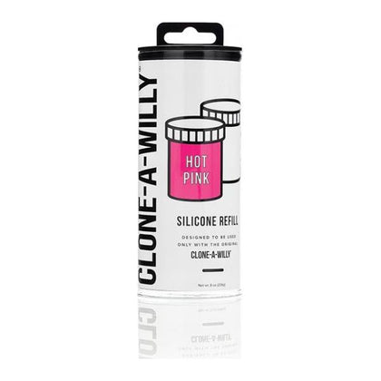 Clone-A-Willy Silicone Refill - Hot Pink: The Ultimate DIY Penis Casting Kit - Model X1 - For Men - Intense Pleasure - Vibrant Hot Pink