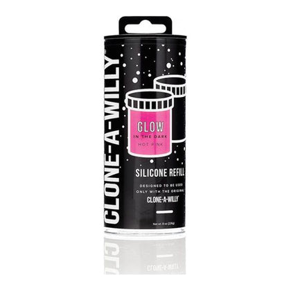 Clone-A-Willy Silicone Glow In The Dark Refill - Hot Pink: The Ultimate DIY Glow-In-The-Dark Silicone Penis Casting Kit for Pleasure Enthusiasts