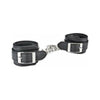 Lux Fetish Unisex Leatherette Cuffs Black - Premium BDSM Restraints for Sensual Pleasure - Adult Naughty Store