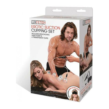 Lux Fetish Erotic Suction Cupping Set - The Ultimate Pleasure Experience for Couples - Model LS-6000 - Unisex - Full Body Stimulation - Transparent