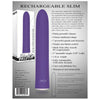 Evolved Rechargeable Slim Purple 7 Function Vibrator - Adult Naughty Store