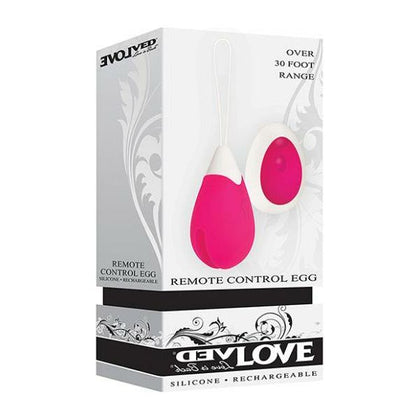 Evolved Remote Control Egg - Pink: The Ultimate Pleasure Experience for Women - Adult Naughty Store