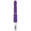 Introducing the SensaThrust X-5000 Deluxe Silicone Thrusting Vibrator for Women - The Ultimate Purple Pleasure Machine