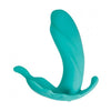 Evolved Novelties presents: The Butterfly Effect Green Rabbit Style Vibrator - Model BE-GR-001 - Dual Stimulating Pleasure for Women - Clitoral and G-Spot Teal Green Vibrator - Adult Naughty Store