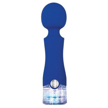 Evolved Novelties Dazzle Rechargeable Wand Blue - Powerful 10-Speed Body Wand Massager for Intense Pleasure