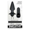 Evolved Plug & Play Remote Anal Plug - Model X1 - Unisex - Black - Adult Naughty Store