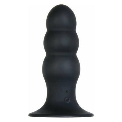 Kong Rechargeable Anal Plug With Remote Control - Model KRP-5000 - Unisex - Deep Pleasure - Black - Adult Naughty Store