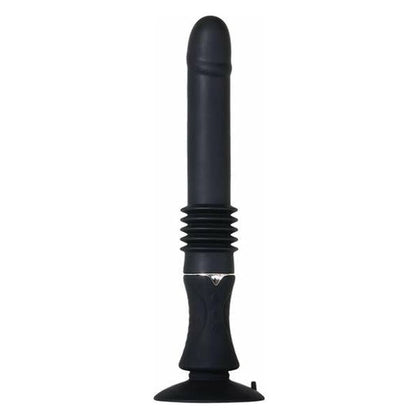 Introducing the SensaThrust Black Vibrating Thrusting Sex Machine - Model ST-500X: The Ultimate Pleasure Experience for All Genders!