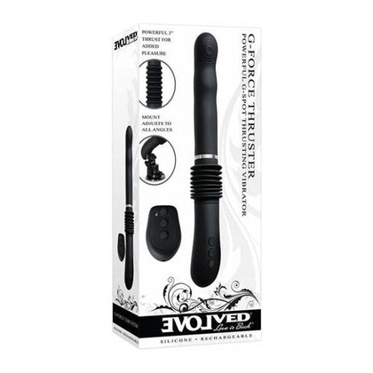 Evolved G Force Thruster - Black: The Ultimate G-Spot Thrusting Vibrator for Mind-Blowing Pleasure