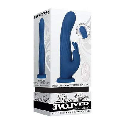 Evolved Remote Rotating Rabbit - Blue: The Ultimate Pleasure Experience for Her - Adult Naughty Store