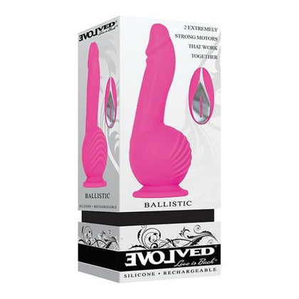 Evolved Ballistic Dildo - Pink - Adult Naughty Store