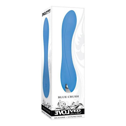 Evolved Blue Crush Petite Vibe - Powerful Silicone G-Spot Vibrator for Women - Model BCPV-001 - Blue