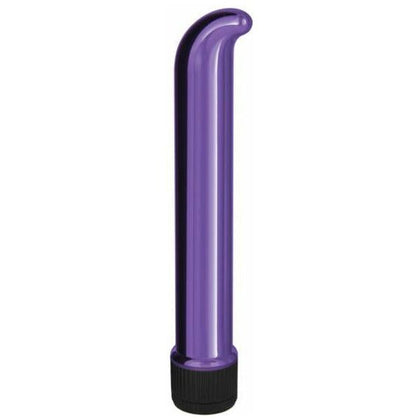 Erotic Toy Company Chrome Classics Metallic 7-Inch G-Spot Vibe - Model CC-7MGSP - Female Pleasure - Purple